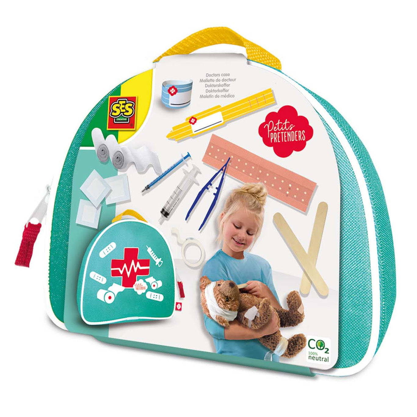 Her little pretend doctor's case