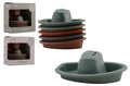 Johntoy Happy world badboodjes 100% gerecycled kunststof - 5st.