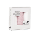 Muslin Squares Rose/ White