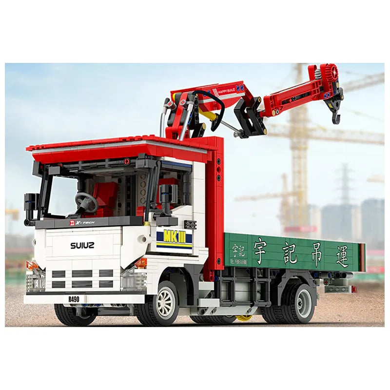 Remote Controlled Crane Truck 1476pcs